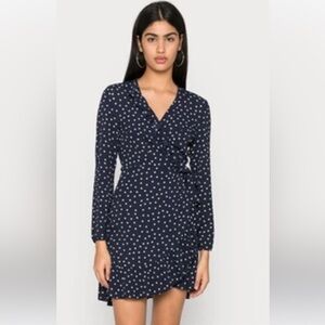 Miss Selfridge Polka Dot Wrap Dress